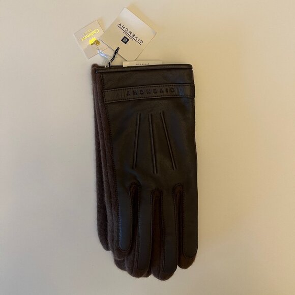 Men's Givenchy Leather and Cashmere Gloves - Picture 1 of 6